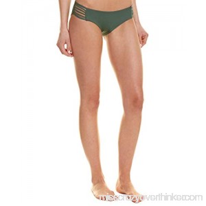 Vitamin A Women's Sage Ecolux Jaydah Braid Brazilian Bikini Bottom Sage B07CT754Y5